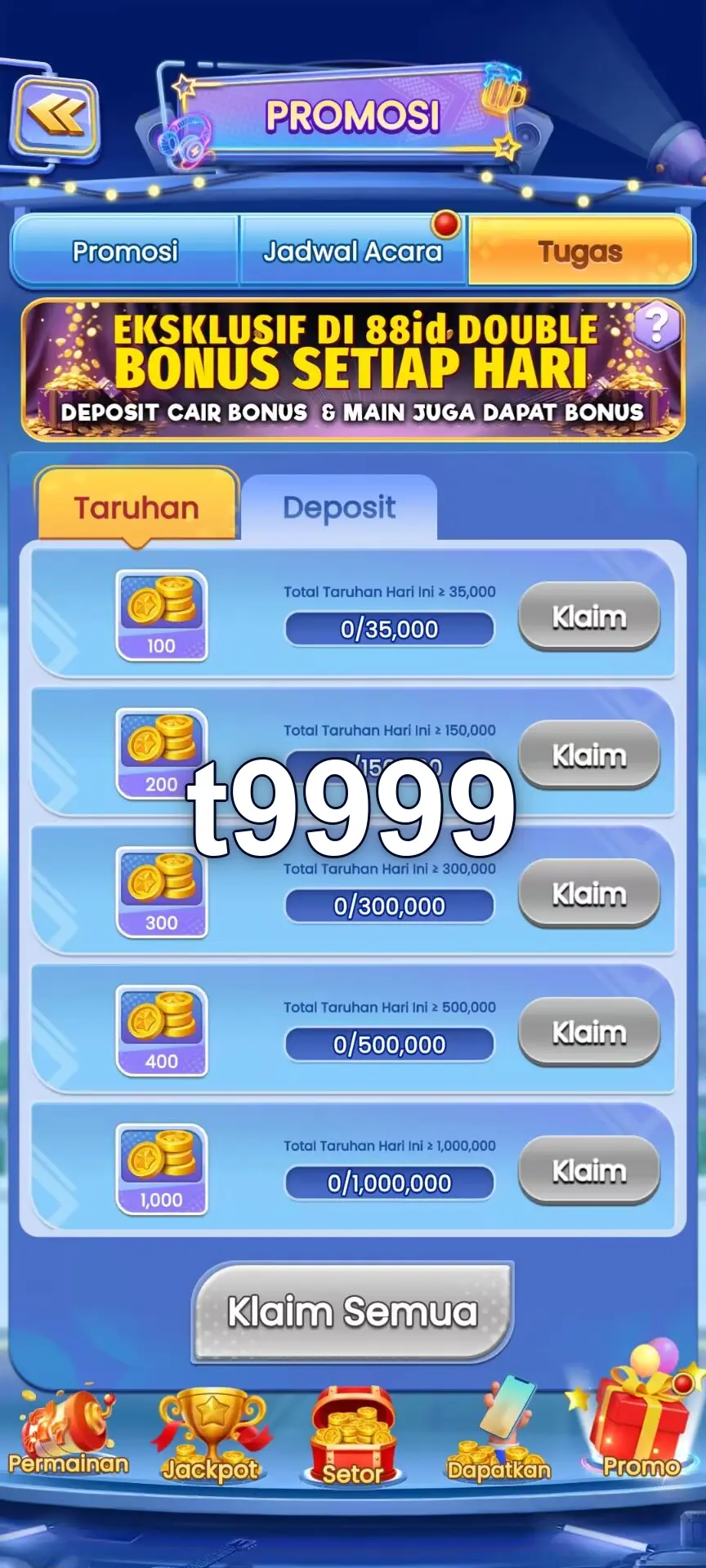 t9999 Tangkapan Layar - APK Resmi